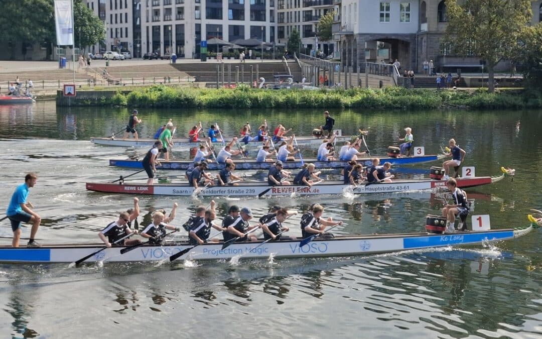 IWW erfolgreich im Drachenboot auf der Ruhr