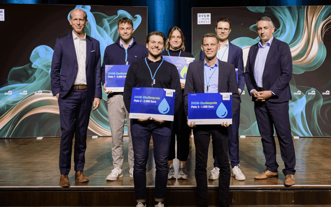 IWW-Masterarbeit erhält zweiten Platz des DVGW-Studienpreises Wasser 2025