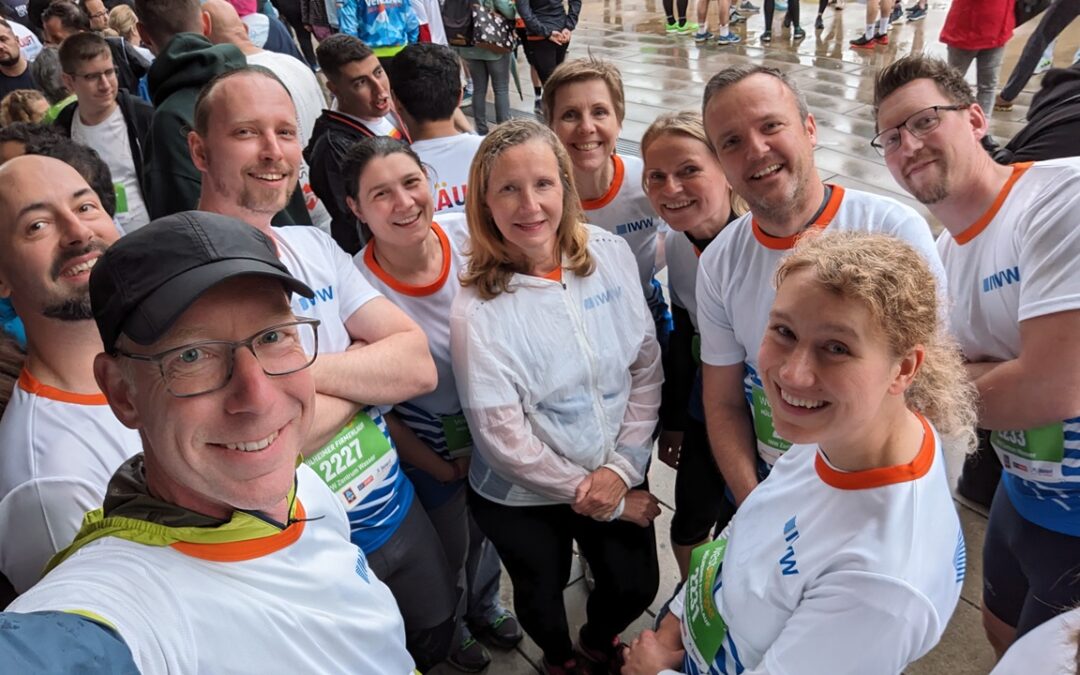 IWW-Laufteam trotzt Regen bei Mülheimer Firmenlauf