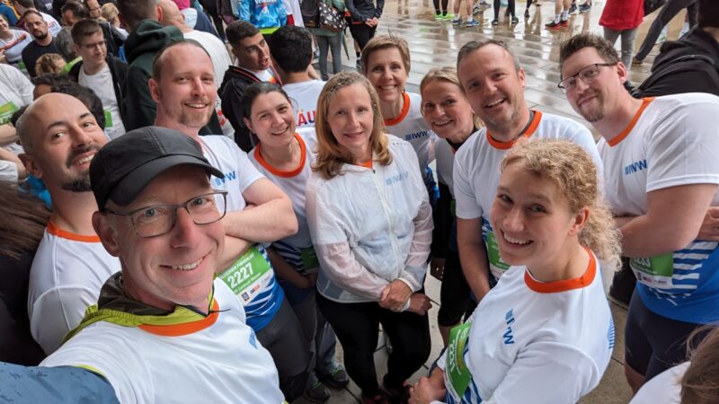 IWW-Laufteam trotzt Regen bei Mülheimer Firmenlauf