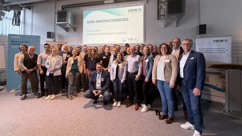 IWW-Innovationstag 2026 „Wärmeerzeugung aus Trinkwasser“ im Wasserwerk Rote Bleiche im Herzen Lüneburgs